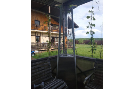 Уличный газовый обогреватель Stalleh Pyramid X3 Steel