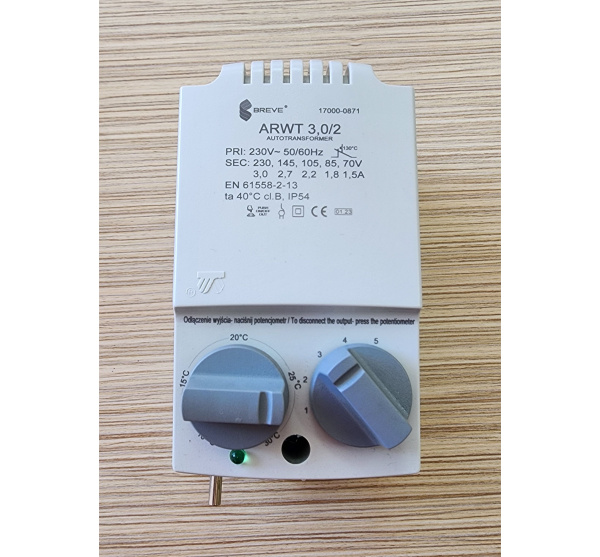 Регулятор оборотов с термостатом BREVE ARWT 3.0/2