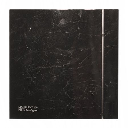 Вентилятор вытяжной Soler&Palau Silent-200 CZ Marble Black Design 4C