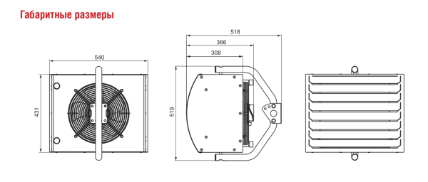 Водяной тепловентилятор TERMA T-Heat mini