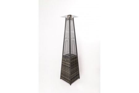 Уличный газовый обогреватель Stalleh Pyramid X4 Rattan Grey