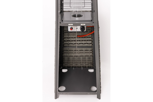 Уличный газовый обогреватель Stalleh Pyramid X4 Rattan Grey