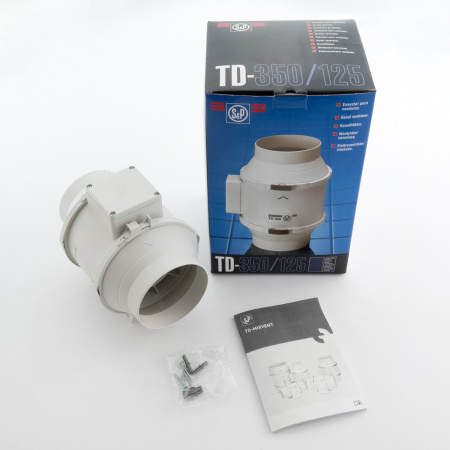Вытяжной канальный вентилятор Soler&Palau TD350/125