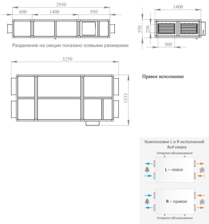 Приточно-вытяжная установка Breezart 2000 Lux RP SB ET9-380