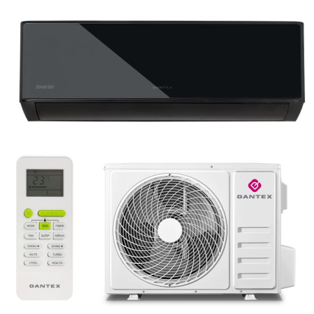 Настенный кондиционер DANTEX ADVANCE PRO PLUS 2 BLACK MIRROR Inverter RK-12SATB2I Black PLUS/RK-12SATB2IE