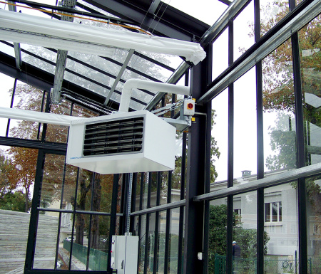 Газовый воздухонагреватель ТЕПЛОМАШ серии THG КЭВ-55THG