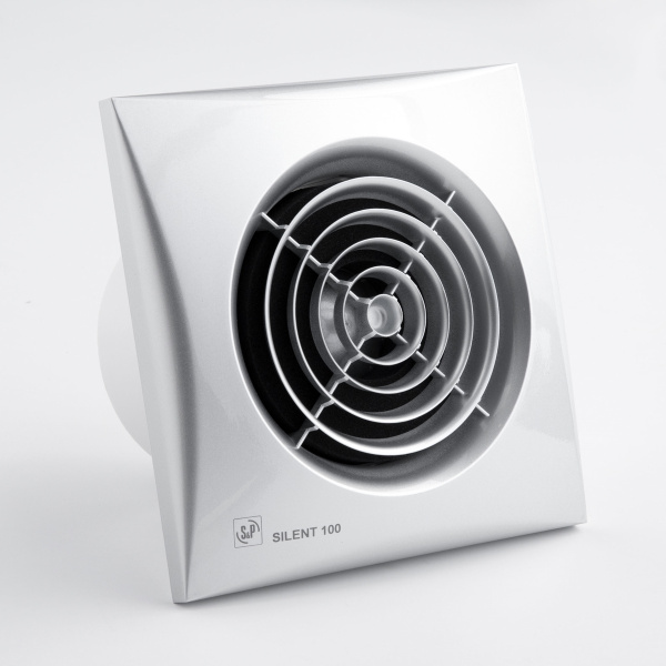 Вентилятор вытяжной Soler&Palau Silent-100 CRZ Silver (с таймером)