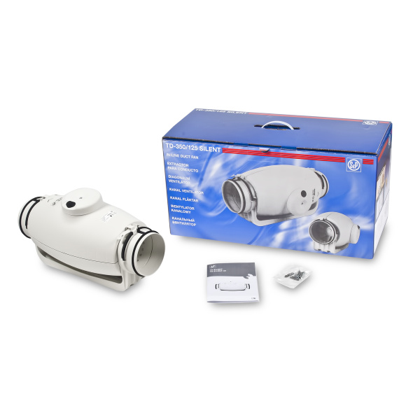 Вытяжной канальный вентилятор Soler&Palau TD350/125 SILENT