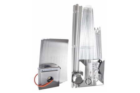 Уличный газовый обогреватель Stalleh Pyramid X4 Steel