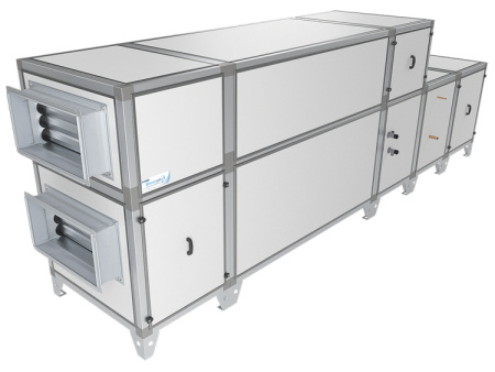 Приточно-вытяжная установка с фреоновым охладителем Breezart 10000 Aqua RP F PB (без стоим. с/у)