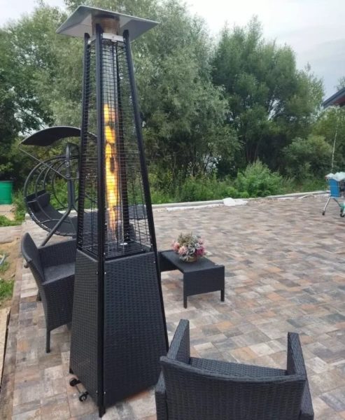 Уличный газовый обогреватель WWT 13I Rotang Black