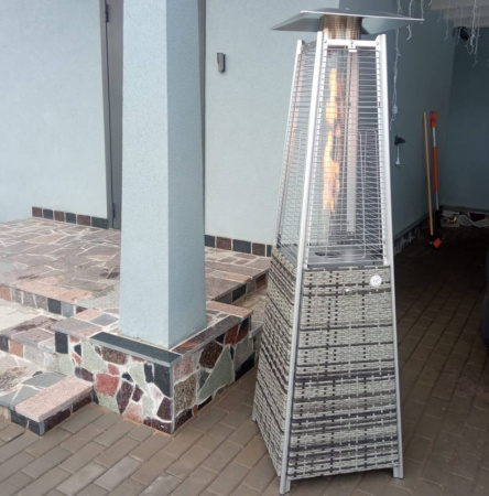 Уличный газовый обогреватель WWT 13I ROTANG Grey mini