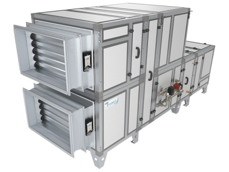 Приточно-вытяжная установка с фреоновым охладителем Breezart 4500 Aqua RR F