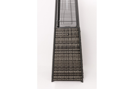Уличный газовый обогреватель Stalleh Pyramid X4 Rattan Grey