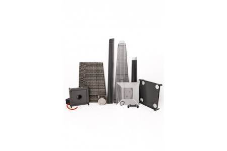 Уличный газовый обогреватель Stalleh Pyramid X4 Rattan Grey