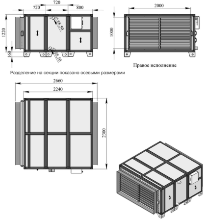 Приточная установка Breezart 30000 Aqua (без стоимости с/у)