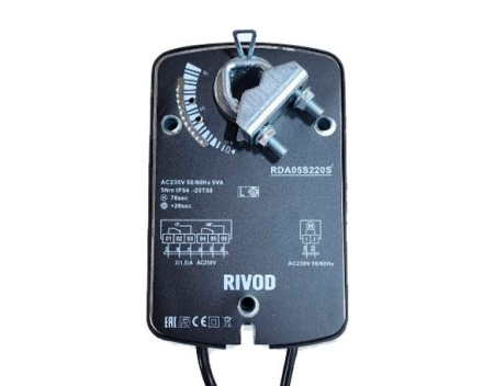 Электроприводы с возвратной пружиной RIVOD RDA05S220S