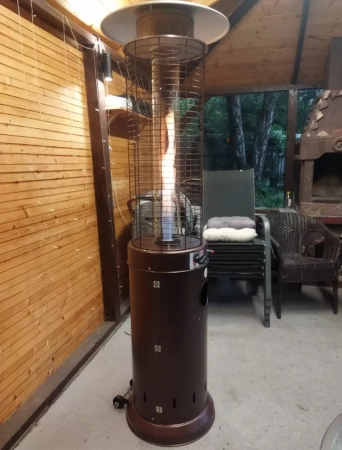 Уличный газовый обогреватель WWT 13D pro Brown mini