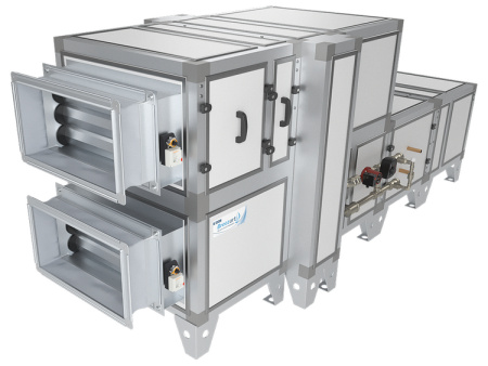 Приточно-вытяжная установка с фреоновым охладителем Breezart 3700 Aqua RR F