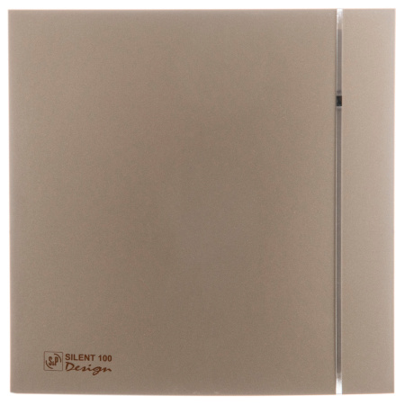 Вентилятор вытяжной Soler&Palau Silent-100 CRZ Champagne Design 4С (с таймером)