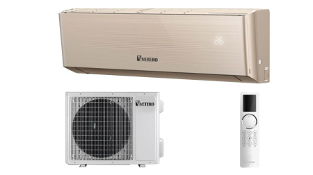 Настенный кондиционер с тепловым насосом VETERO DILETTO V-S12DHPAC-GD