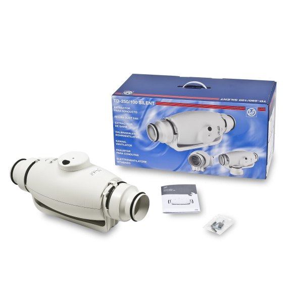 Вытяжной канальный вентилятор Soler&Palau TD250/100 SILENT